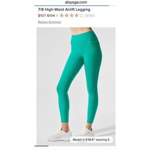 Alo 7/8 High-Waist Airlift Legging XS